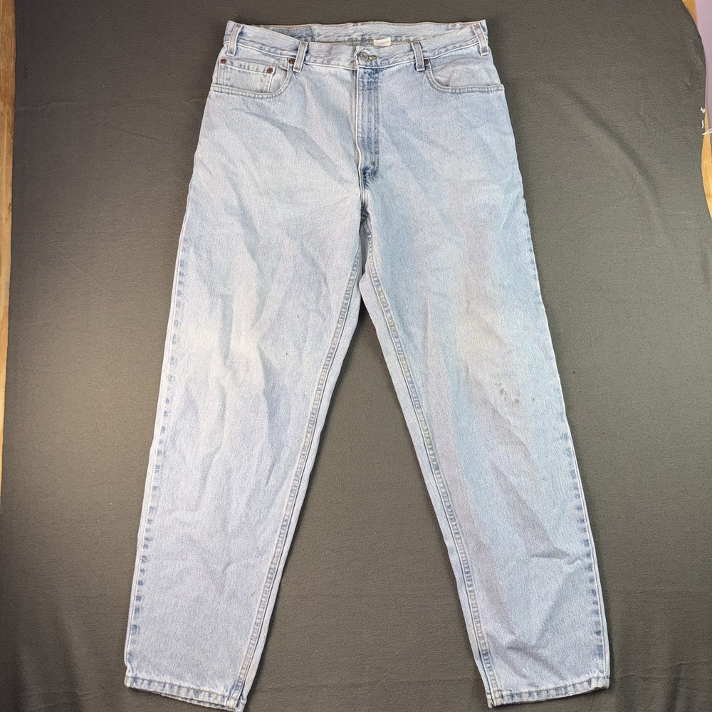 Levi's 560 Relaxed Fit Tapered Leg Jeans Made in USA Blue Mens 34x31